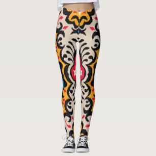 Bandana Print: Vintag Paisley Silk. Leggings