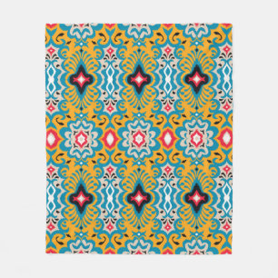 Bandana Print. Vintages nahtloses Muster mit Pisle Fleecedecke