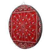 Bandana Red Dartboard Dartscheibe (Vorderseite rechts)