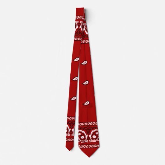 Bandana Red Neck Tie  Krawatte (Rückseite)