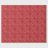 Bandana Red Paisley Geschenkpapier (Flach)