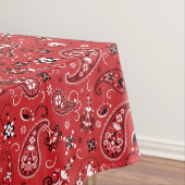Bandana Red Paisley Tischdecke (Beispiel)