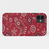 Bandana-roter Paisley iPhone 5 Kasten Case-Mate iPhone Hülle (Rückseite (Horizontal))