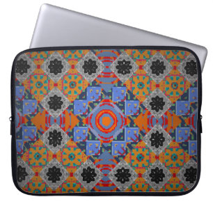 Bandana-Schal, Tischdecke-Stoffdesign, Seidenn Laptopschutzhülle