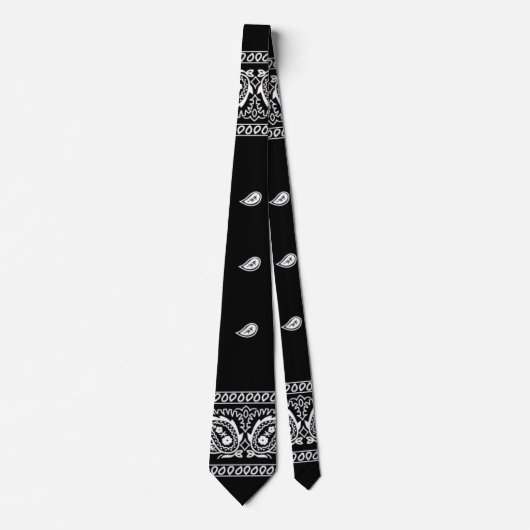 Bandana True Black Krawatte (Vorderseite)