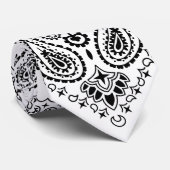 Bandana-Weiß-Krawatte Krawatte (Gerollt)