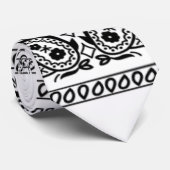 Bandana White Krawatte (Gerollt)
