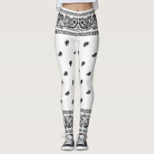 Bandana White Leggings (Vorderseite)