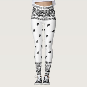 Bandana White Leggings