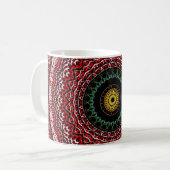 Bandanna-Mandala Kaffeetasse (Vorderseite Links)