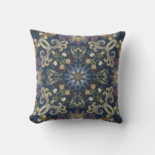 Bandanna mit farbenfrohen Paisley-nahtlosen Muster Kissen