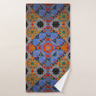 Bandanna shawl, Tischdecken, Stoffdesign, Seide Badehandtuch