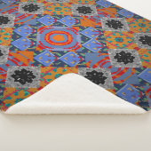 Bandanna shawl, Tischdecken, Stoffdesign, Seide Sherpadecke (3/4)