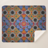 Bandanna shawl, Tischdecken, Stoffdesign, Seide Sherpadecke (Vorderseite (Horizontal))