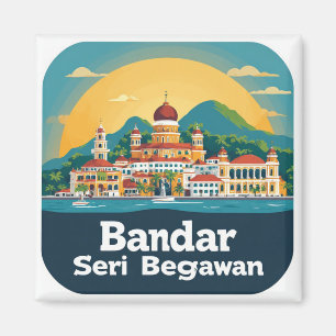 🧲 Bandar Seri Begawan Andenken 🌏 Magnet