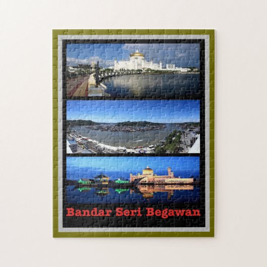 Bandar Seri Begawan - Mosaic - Puzzle (Vertikal)