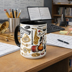 Bandcollage Tasse