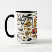Bandcollage Tasse (Links)