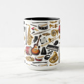 Bandcollage Tasse (Zentrum)