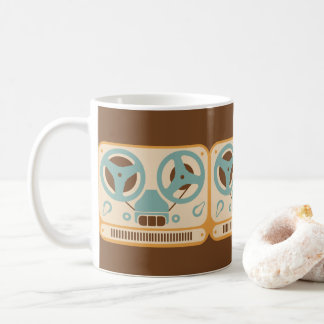 Banddeck abziehen kaffeetasse