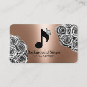 Banddirektor Hintergrundsänger Visitenkarte (Vorderseite)