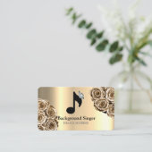 Banddirektor Hintergrundsänger Visitenkarte (Stehend Vorderseite)