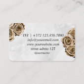 Banddirektor Hintergrundsänger Visitenkarte (Rückseite)