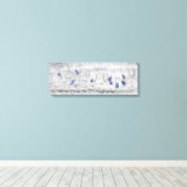 Bande of Blue Heron's Wall Art Leinwanddruck (Insitu (Holzboden))