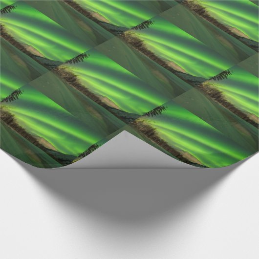 Banded Aurora Geschenkpapier (Ecke)