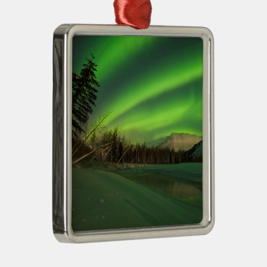 Banded Aurora Ornament Aus Metall (Rechts)
