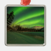 Banded Aurora Ornament Aus Metall (Vorne)