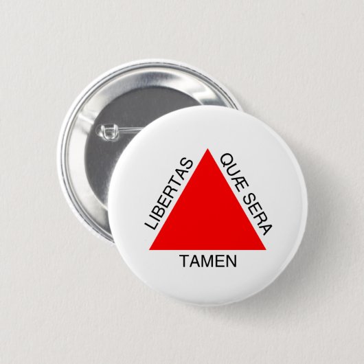 Bandeira de Minas Gerais, Brasilien Button (Vorne & Hinten)