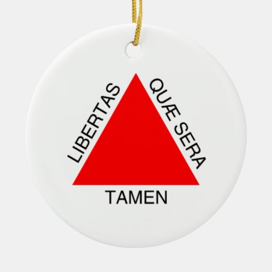 Bandeira de Minas Gerais, Brasilien Keramikornament (Vorne)