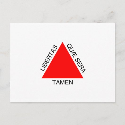 Bandeira de Minas Gerais, Brasilien Postkarte (Vorderseite)