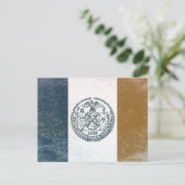 Bandeira de Nova Iorque Postkarte (Stehend Vorderseite)