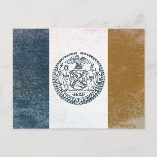 Bandeira de Nova Iorque Postkarte (Vorderseite)