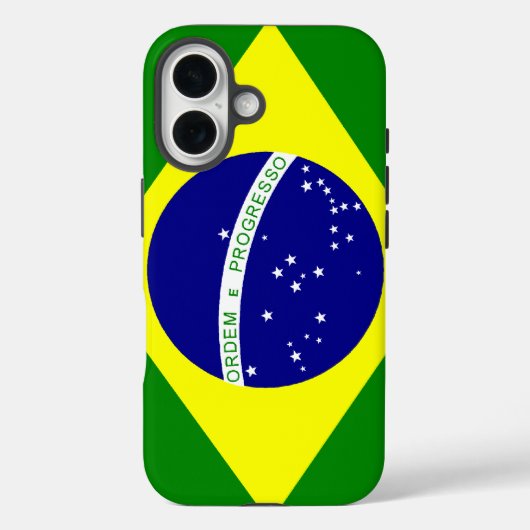 Bandeira do Brasil / Brazil Flag Case-Mate iPhone Hülle (Rückseite)