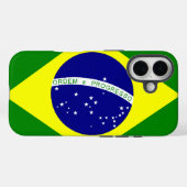 Bandeira do Brasil / Brazil Flag Case-Mate iPhone Hülle (Rückseite (Horizontal))