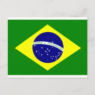 Bandeira do Brasil Postkarte