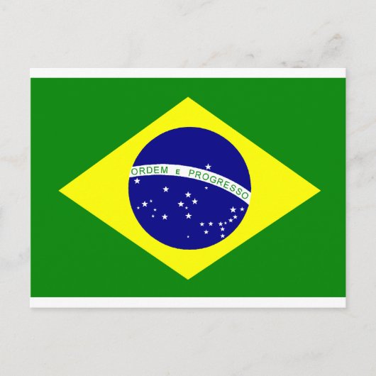 Bandeira do Brasil Postkarte (Vorderseite)