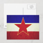 Bandeira Iugoslávia Postkarte (Vorne/Hinten)