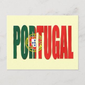 Bandeira Portuguesa - Marca "Portugal" por Fãs Postkarte