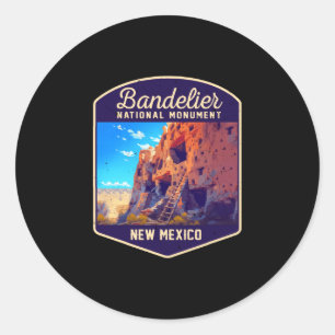 Bandelier National Monument New Mexico Wandern Runder Aufkleber
