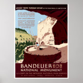 Bandelier National Monument Poster (Vorne)