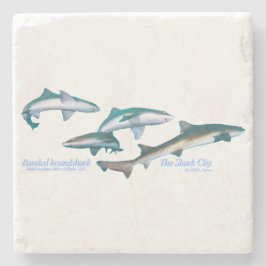 Bandenhai Steinuntersetzer