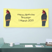 Bandenvogel-Cartoon Banner (Messe)