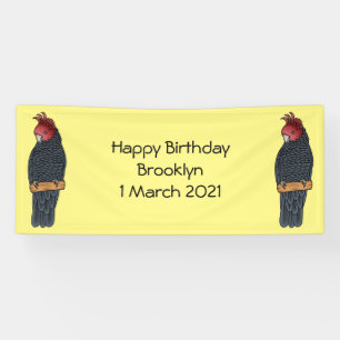 Bandenvogel-Cartoon Banner