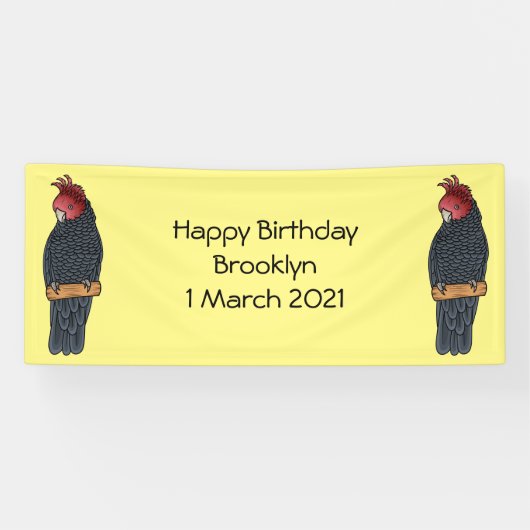 Bandenvogel-Cartoon Banner (Horizontal)