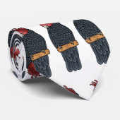 Bandenvogel-Cartoon Krawatte (Gerollt)