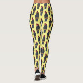 Bandenvogel-Cartoon Leggings (Rückseite)